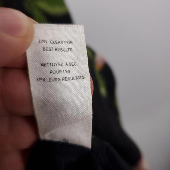 Free People Dress Womens Small Embroidered High Neck Floral Skirt Fit Flare - Picture 7 of 13